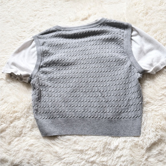 Christian Lacroix Gray Short Sleeve Top - Picture 2 of 3